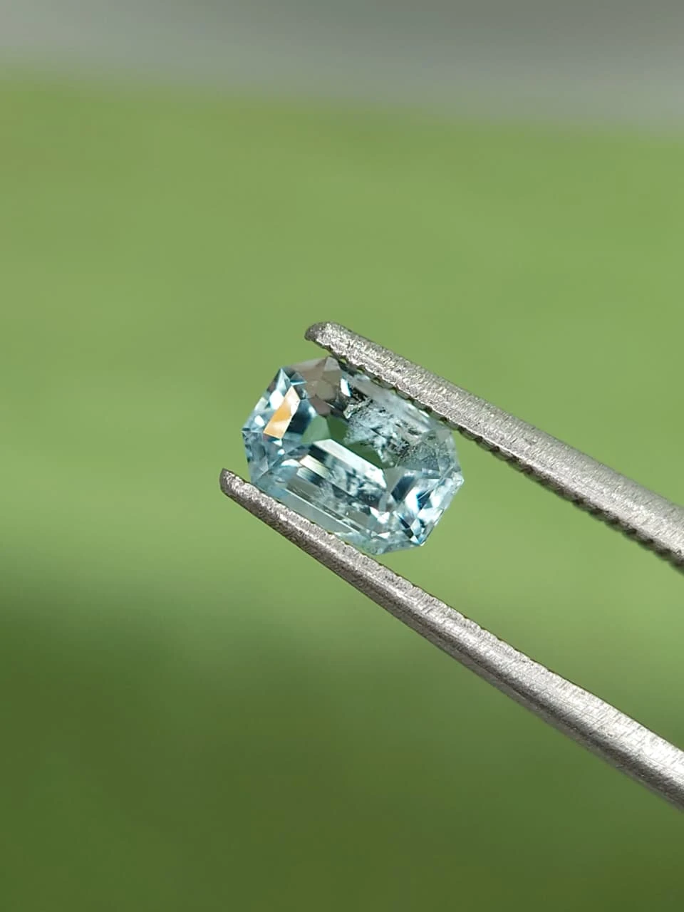 0.8ct Natural Aquamarine Loose Gemstone from Skardu Pakistan — view 2